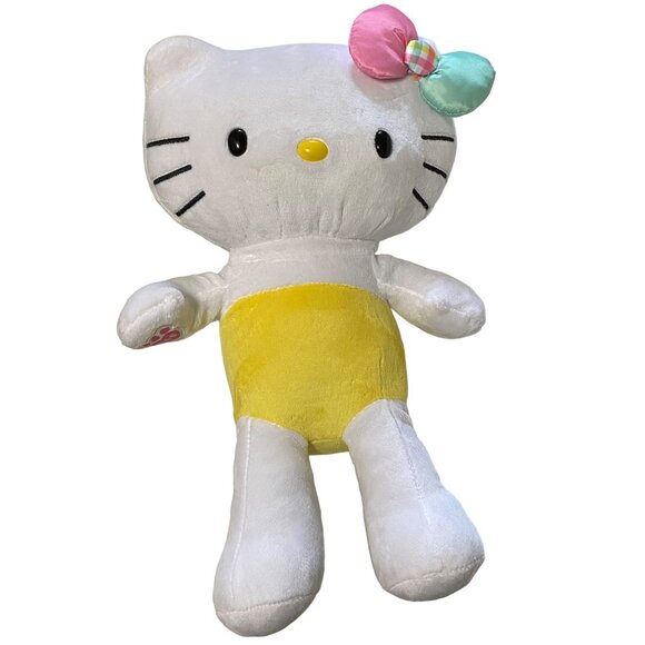 Build a Bear Sanrio Spring Gingham Hello Kitty 18" Plush with Top and Skirt - Picture 7 of 12